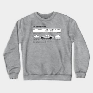 1992 FORD CROWN VICTORIA - technical data Crewneck Sweatshirt